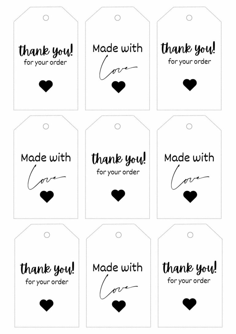 Free Printable Gift Tags Pdf: A Guide to Customizing Your Gifts