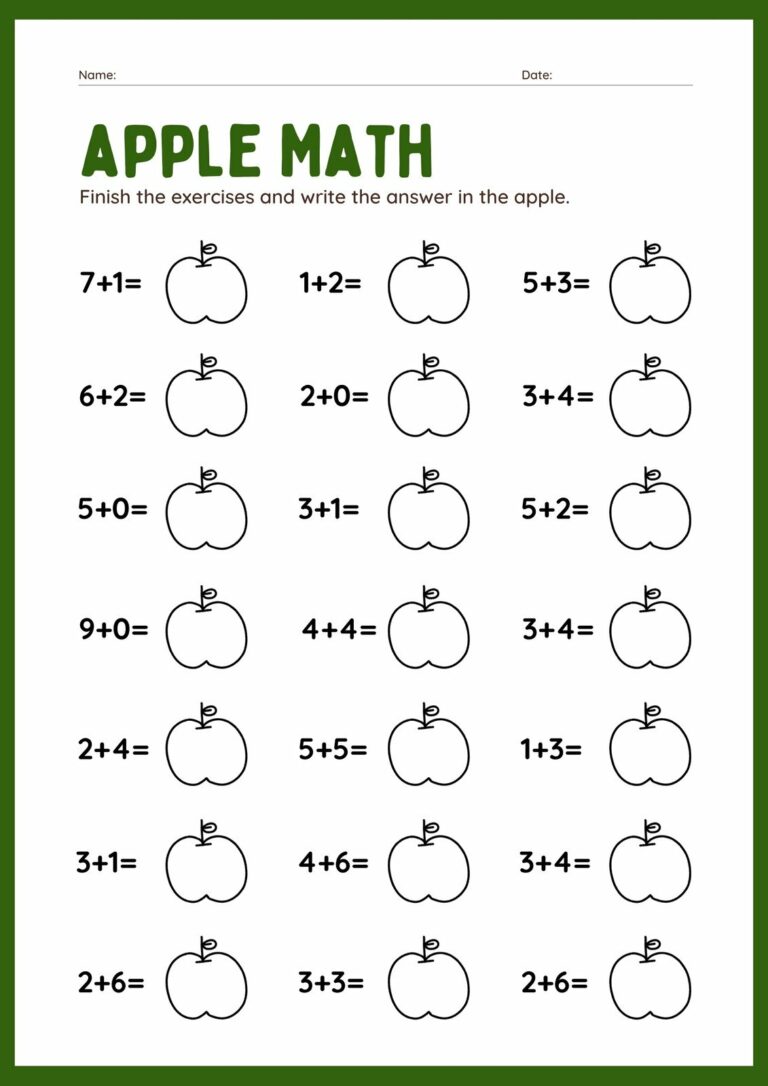 Free Printable Math Worksheets for 1st Grade: Enhancing Mathematical Skills and Learning