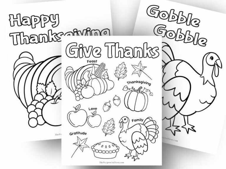 Free Printable Thanksgiving Coloring Pages: Engage, Educate, and Enjoy