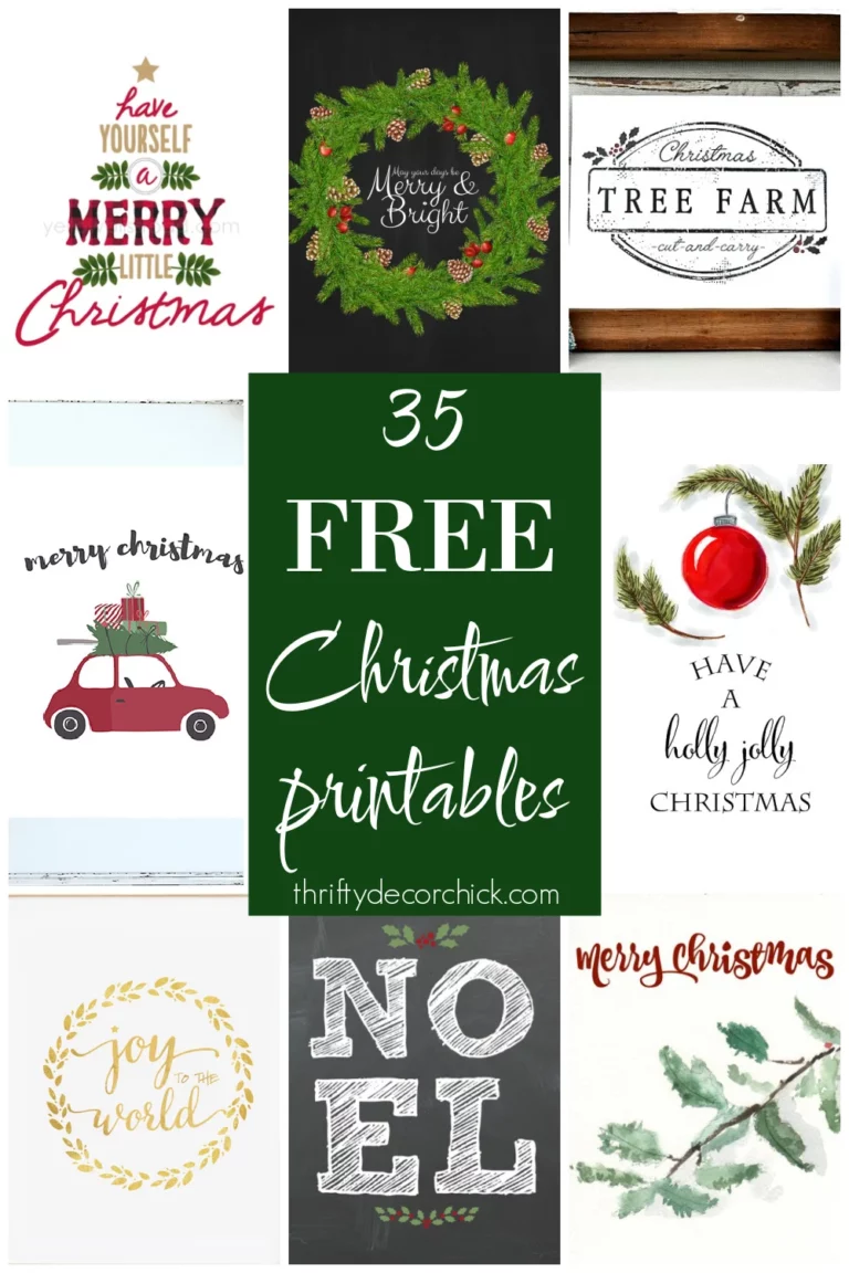 Printable Christmas Pictures Free: Deck Your Halls with Festive Cheer