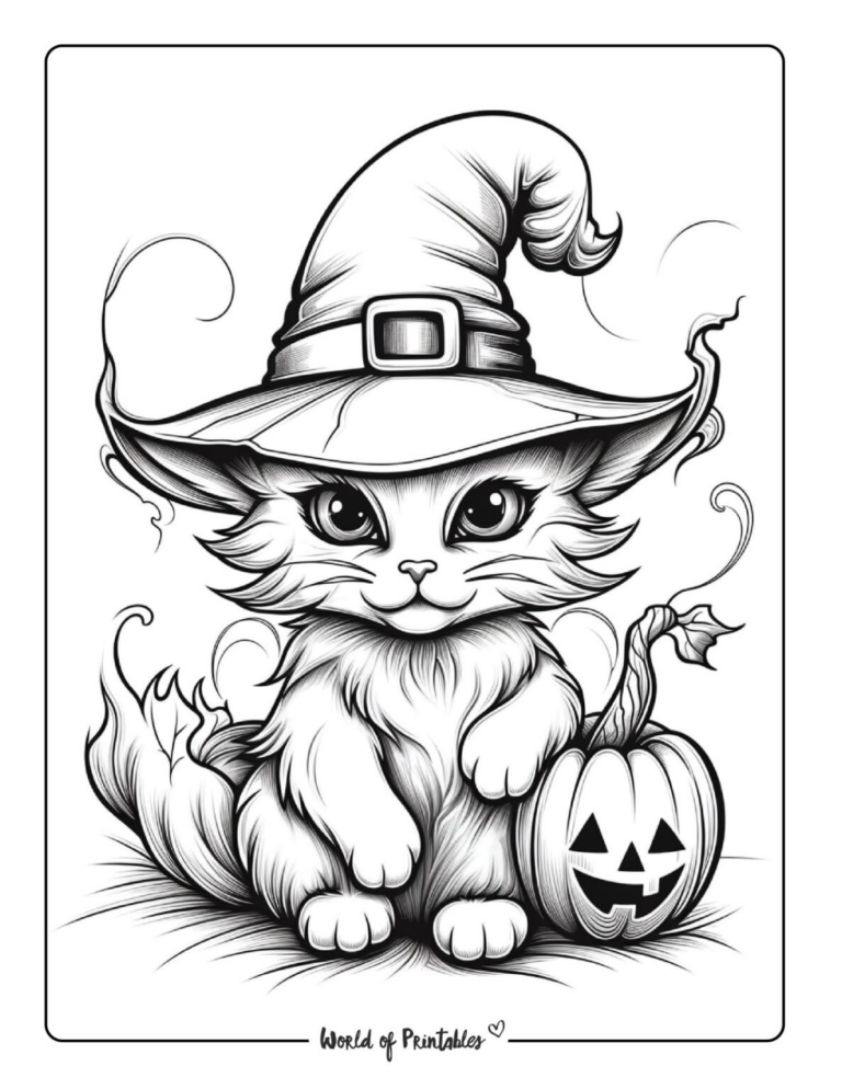 Printable Coloring Pages for Halloween: Spooktacular Fun for All Ages