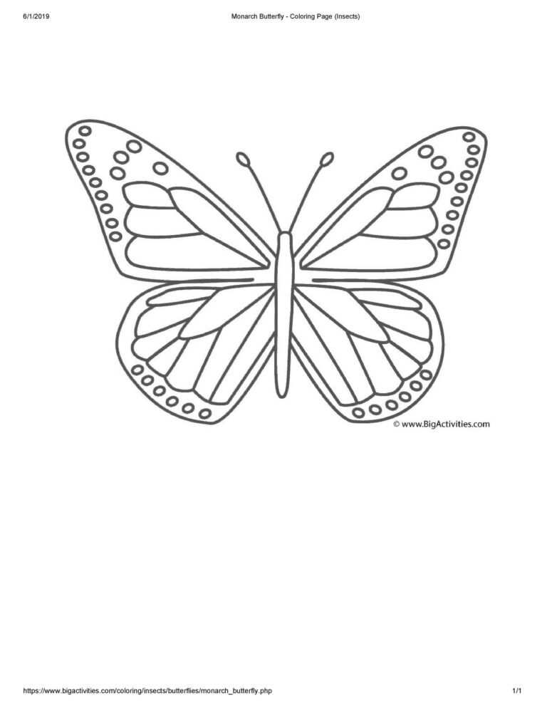 Printable Different Size Butterfly Templates: A Versatile Resource for Crafts, Education, and Decor