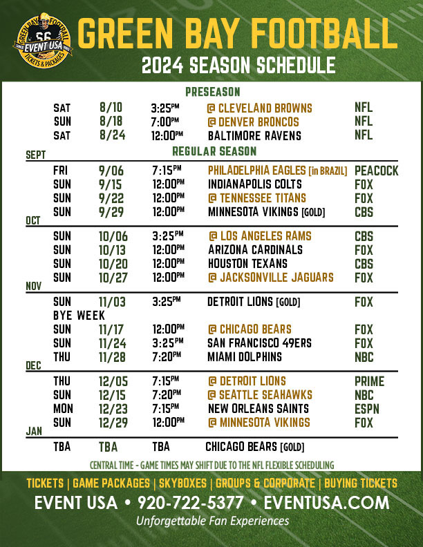 Printable Packers Schedule 2025 Kyla Ursala