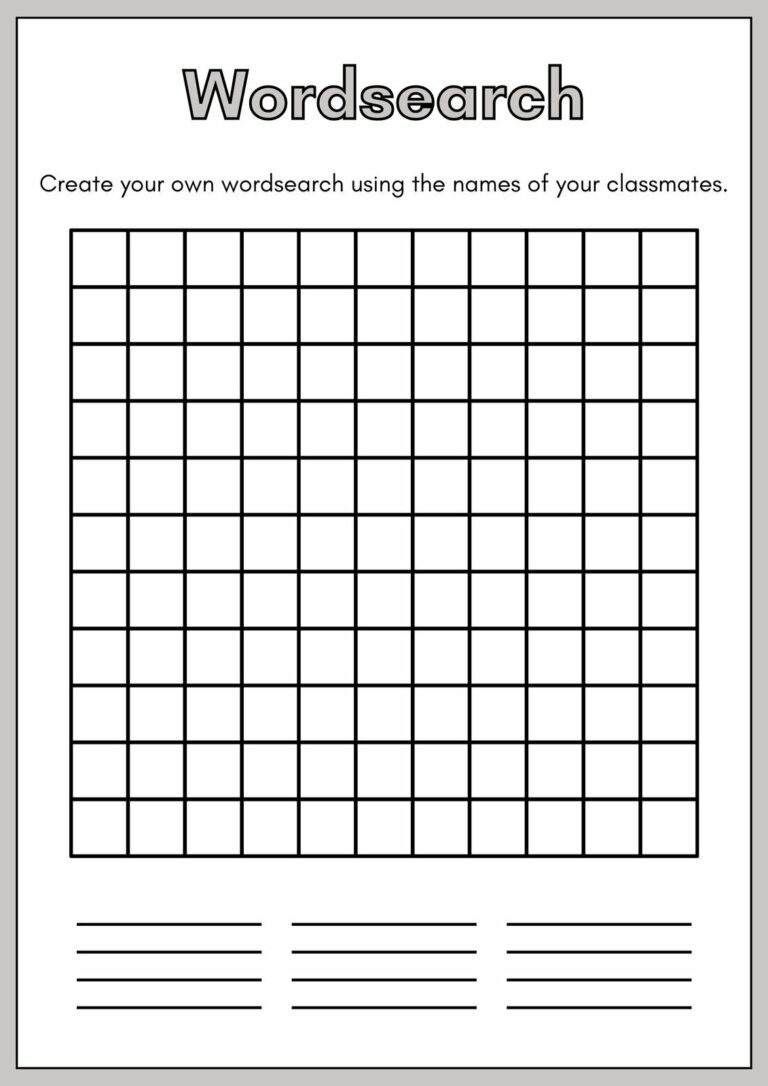 Word Search Puzzles Printable PDF: Your Guide to Educational Fun and Customization